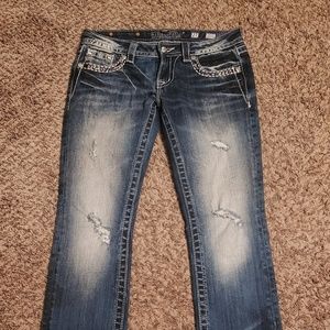 Miss Me Straight cuffed Jeans